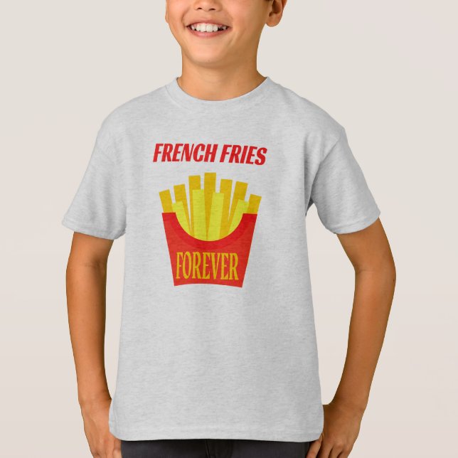 French Fries Kids' Hanes TAGLESS® T-Shirt (Front)