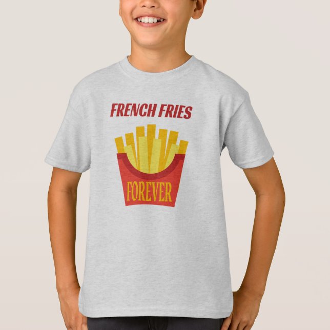 French Fries Kids' Hanes TAGLESS® T-Shirt (Front)