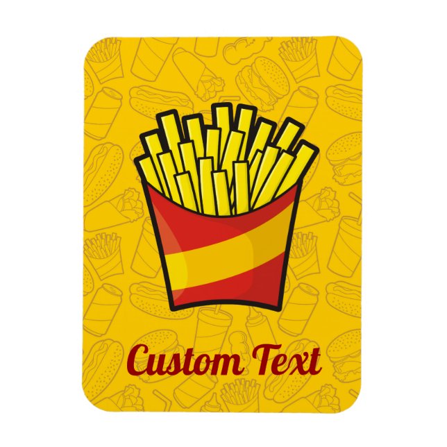 French Fries Magnet (Vertical)