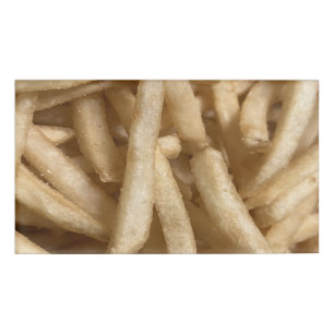 French Fries Name Tag