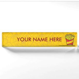 French Fries Nameplate