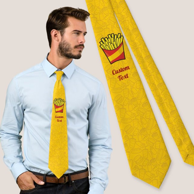 French Fries Neck Tie (Creator Uploaded)