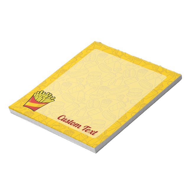 French Fries Notepad (Rotated)