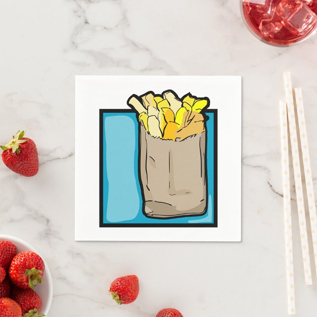 French Fries Paper Napkins (Creator Uploaded)