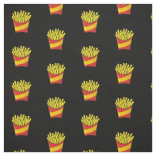 French Fries Pattern Fabric