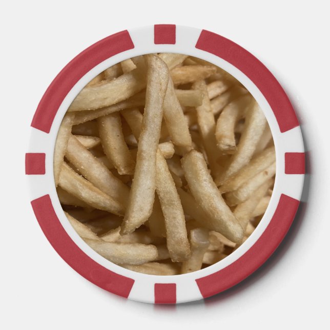 French Fries Poker Chips (Front)