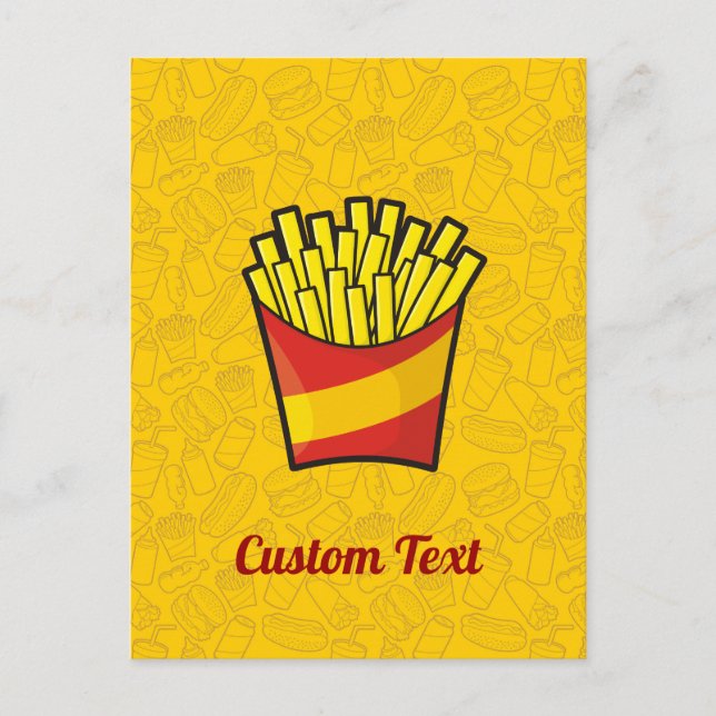 French Fries Postcard (Front)