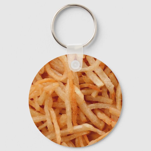 French Fries Potato Fry Keychain (Front)