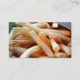 French Fries Profile Card