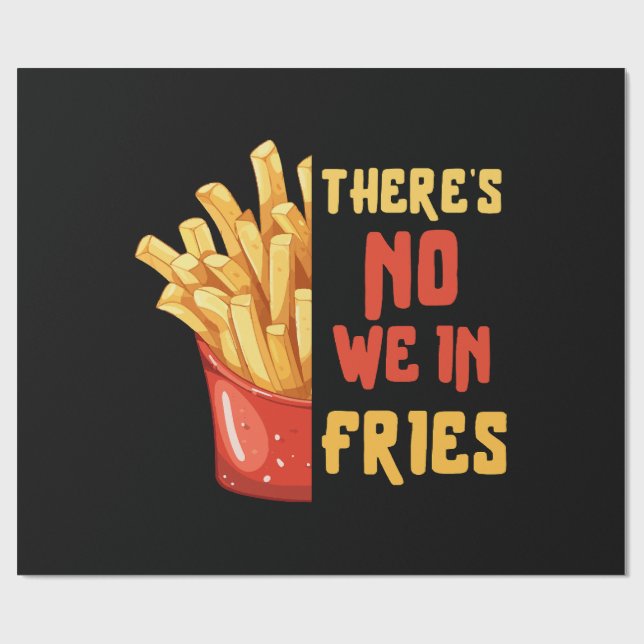 French-fries Wrapping Paper (Flat)