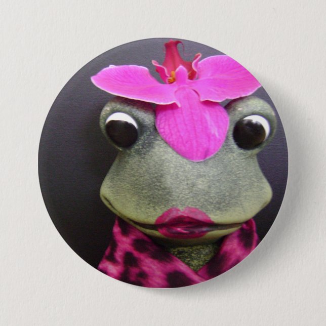 French frog button pin (Front)