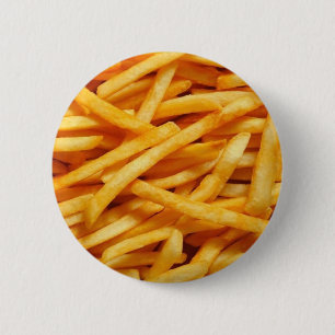 French Fry 2 Inch Round Button