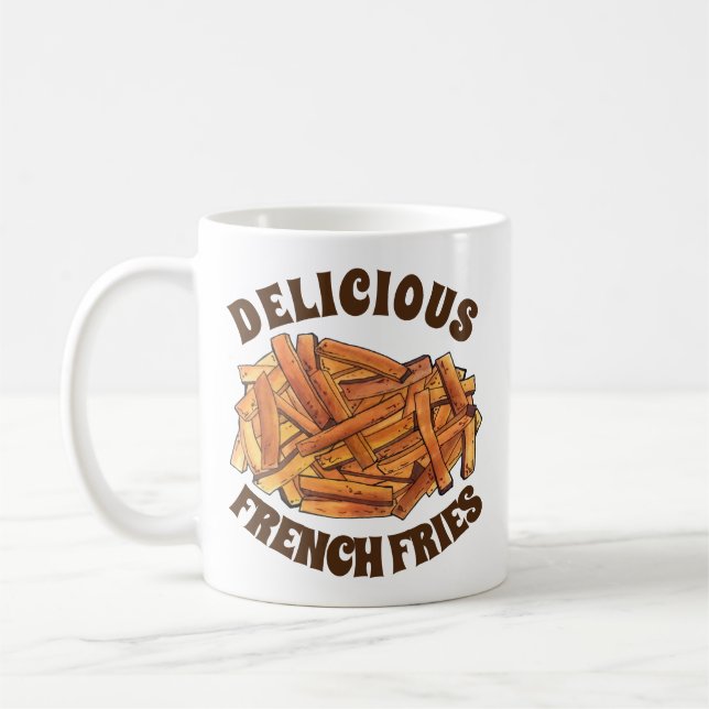 French Fry Steak Fries Fried Potatoes Junk Food Coffee Mug (Left)