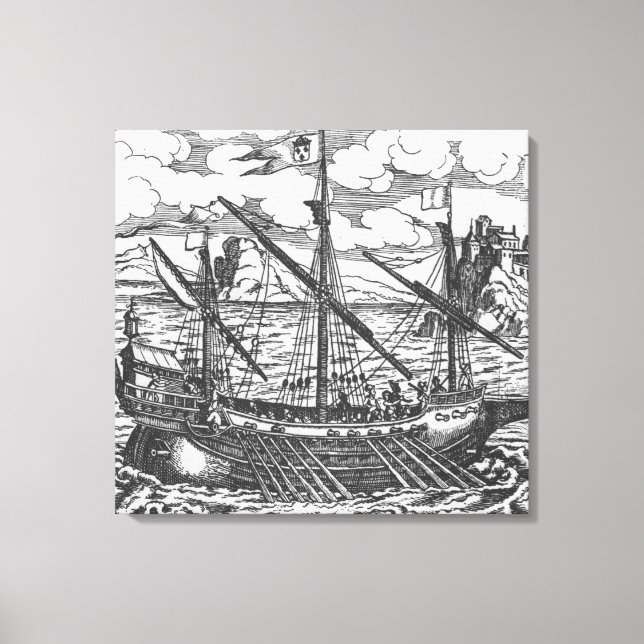 French galley canvas print (Front)