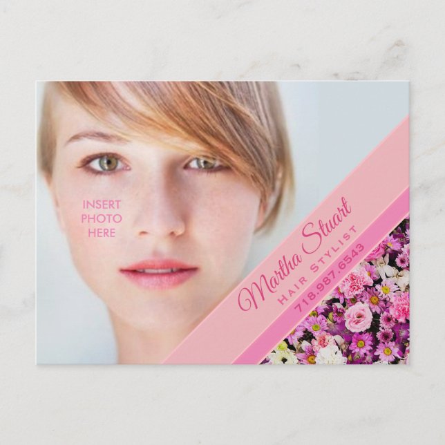 French Garden - Announcement Postcard (Front)