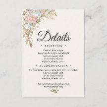 French Garden Details Card