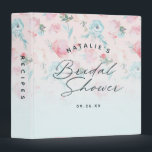 French Garden Floral Bridal Shower Recipe Card Binder<br><div class="desc">Chic Ombre French Garden Floral Peony Bridal Shower Recipe Card Holder Binder - with hand painted watercolor flowers and foliage, and elegant script calligraphy font. A charming vintage look in a pastel color palette that is perfect for a spring or summer garden wedding. With feelings of the French countryside, this...</div>