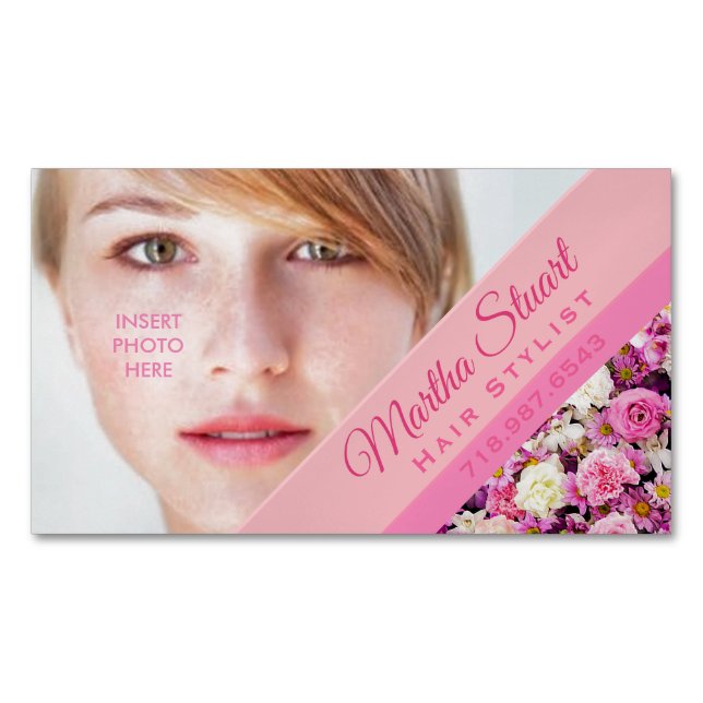 French Garden - Magnetic Business Card (Front)