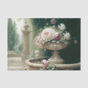 French Garden Urn Tissue Paper