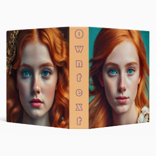 French girl from France with golden hair  Binder