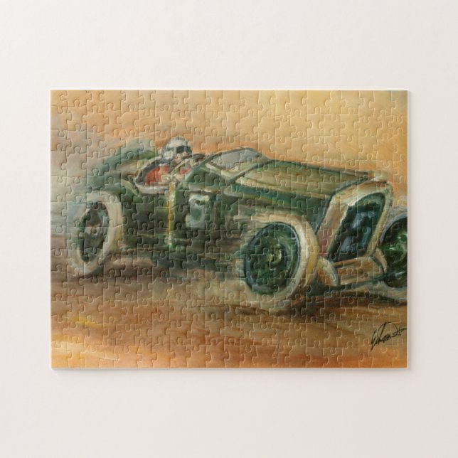 French Grand Prix Racecar by Ethan Harper Jigsaw Puzzle (Horizontal)
