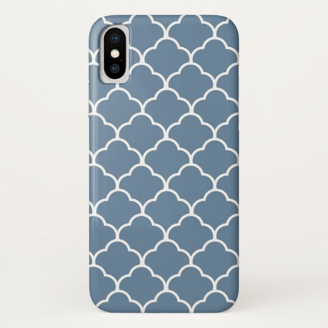French Grey Moroccan Design @ Emporiomoffa Case-Mate iPhone Case (Back)