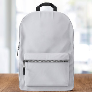 French Grey Personalized Custom Printed Backpack