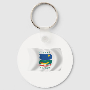 French Guiana Flag Keychain