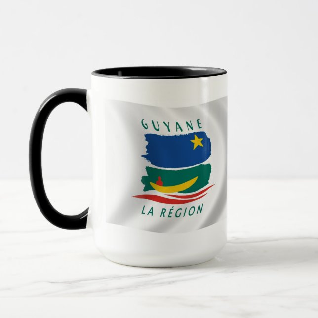 French Guiana Flag Mug (Left)