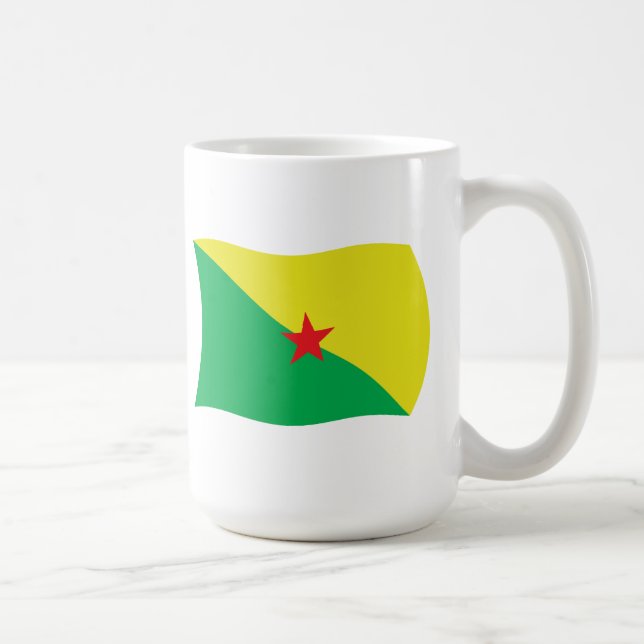 French Guiana Flag Mug (Right)