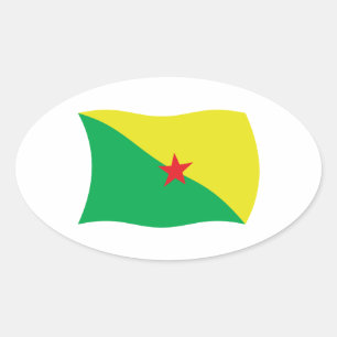 French Guiana Flag Sticker