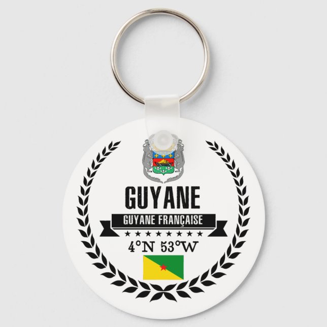 French Guiana Keychain (Front)