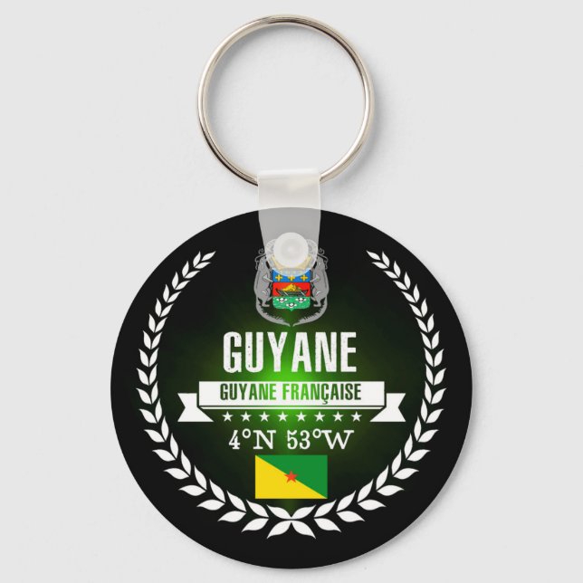 French Guiana Keychain (Front)