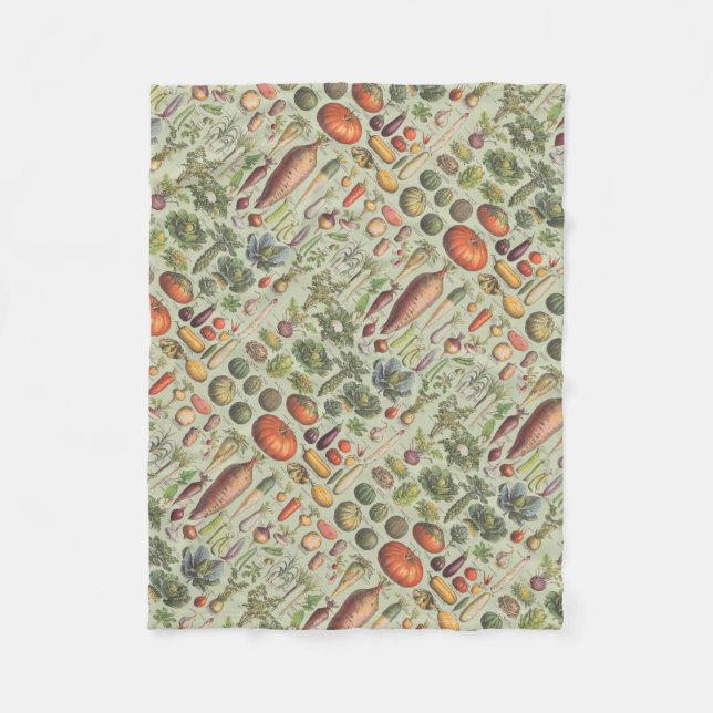 French Guide To The Garden Fleece Blanket (Front)