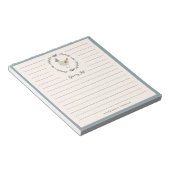 French Hen Grocery Notepad (Angled)