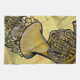 French Horn Band Class Music teacher               Kitchen Towel