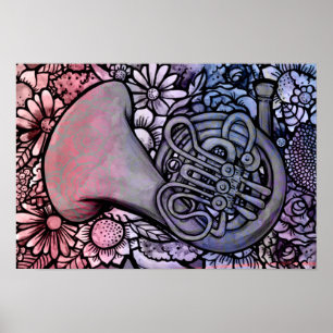French Horn Band Class Music teacher               Poster