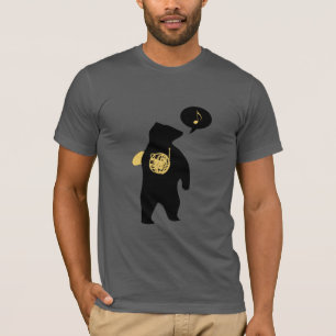 French Horn Bear T-shirt