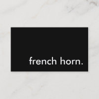 french horn.