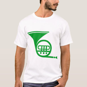 French Horn - Grass Green T-Shirt