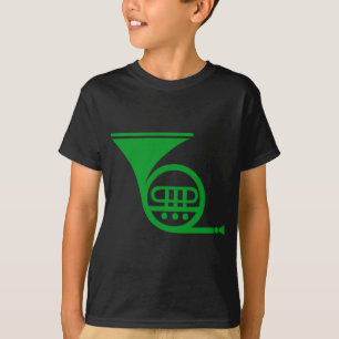 French Horn - Grass Green T-Shirt