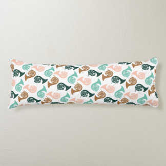 French Horn Instrument Musician Band Orchestra Body Pillow