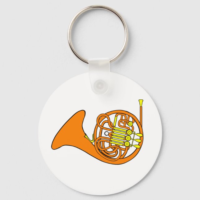 French Horn Keychain (Front)