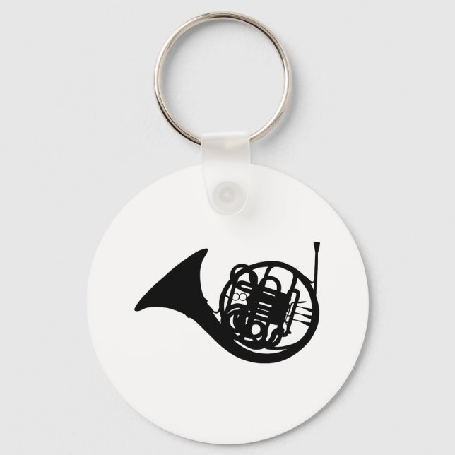 French Horn Keychain (Front)