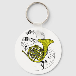 French Horn Keychain