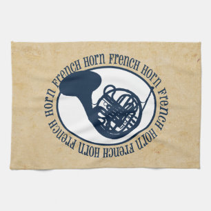 French Horn Kitchen Towel