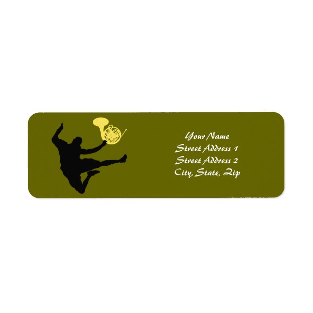 French horn label (Front)