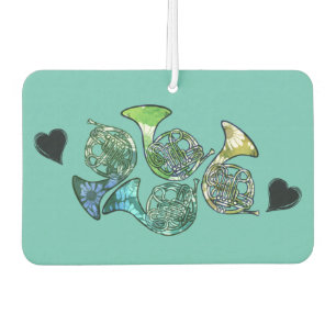 French Horn Marching Band Class Teacher Air Freshener