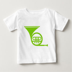 French Horn - Martian Green Baby T-Shirt