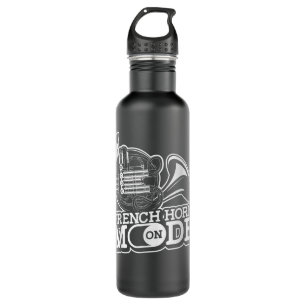 French Horn Mode On - Marching Band Brass French H 710 Ml Water Bottle